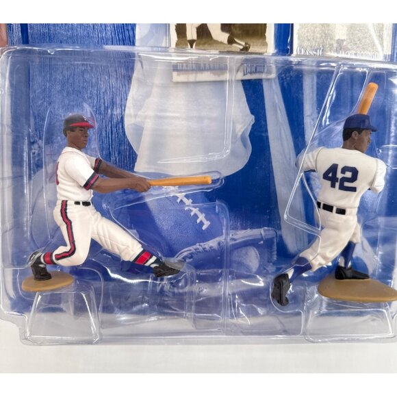 Starting Lineup Classic Doubles 1997 Edition Hank Aaron & Jackie Robinson - Picture 4 of 6
